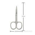 Classic Eye Makeup Tool Stainless Steel Silver Brow Scissors